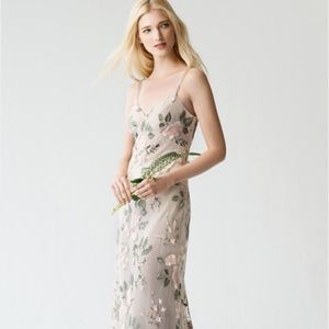 Jenny Yoo Embroidered Floral Dress